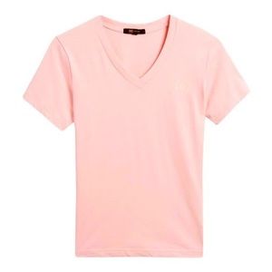 Frye V Neck Logo T Shirt NWT